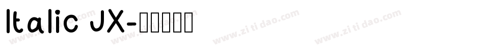 ltalic JX字体转换